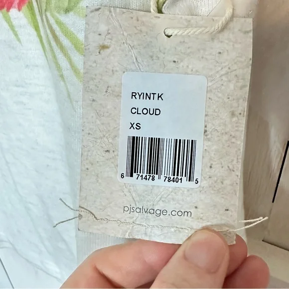 PJ Salvage Women's Loungewear Island‎ Nights Tank Size XS NWT - Picture 9 of 11